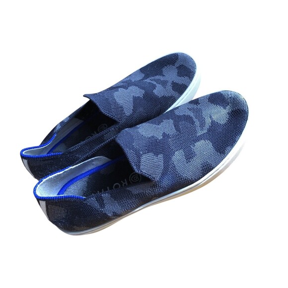 ROTHY’S The Original Slip On Sneaker Gray Camo Shoes size 7.5 - Picture 4 of 8